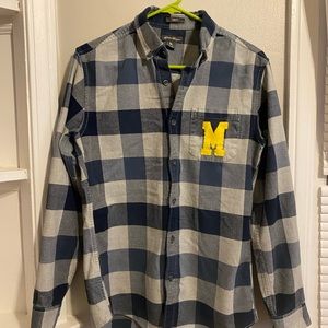 University of Michigan flannel